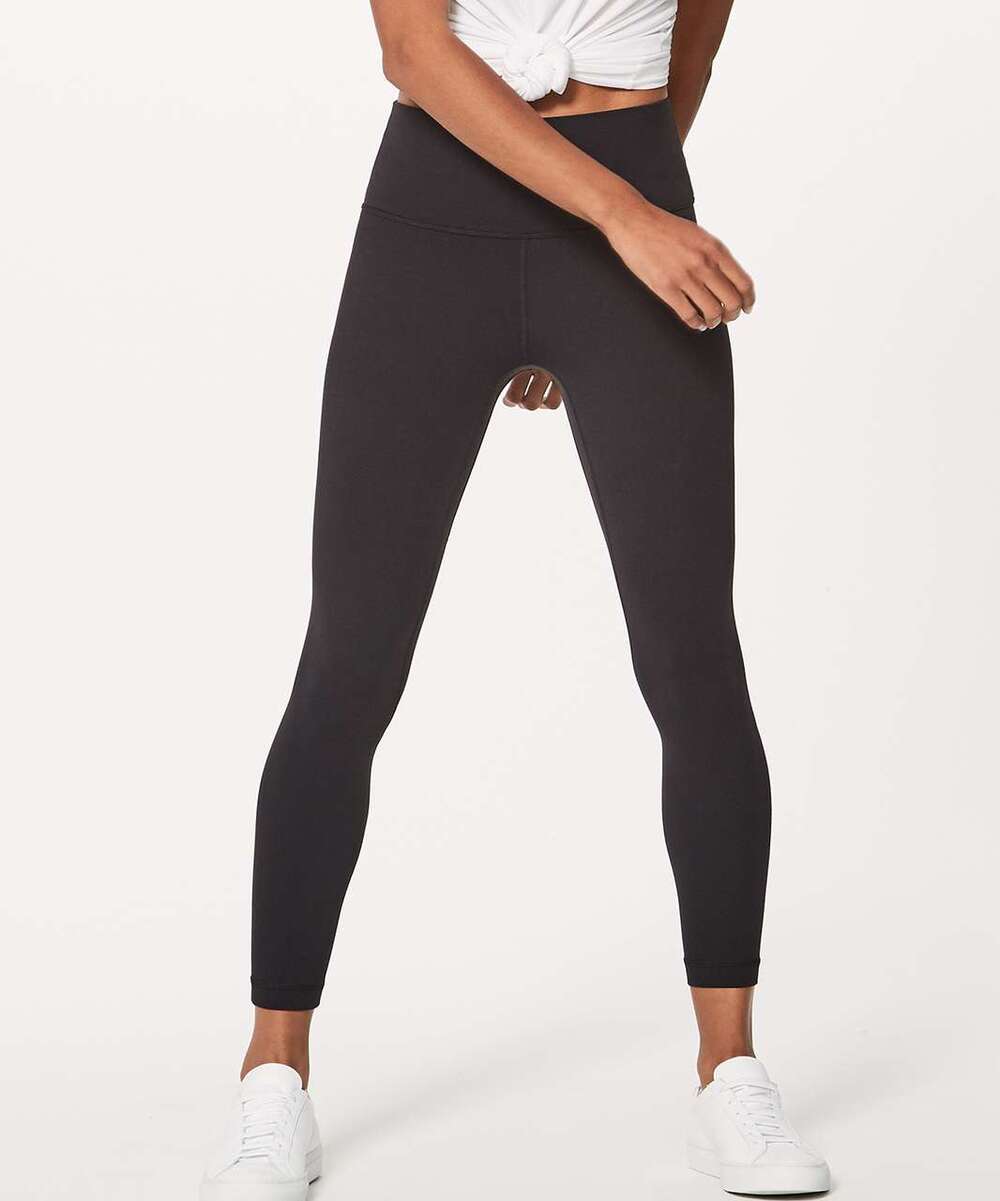 Lululemon Align Pant II 25" Sze 4 Black Nulu Peloton Edition